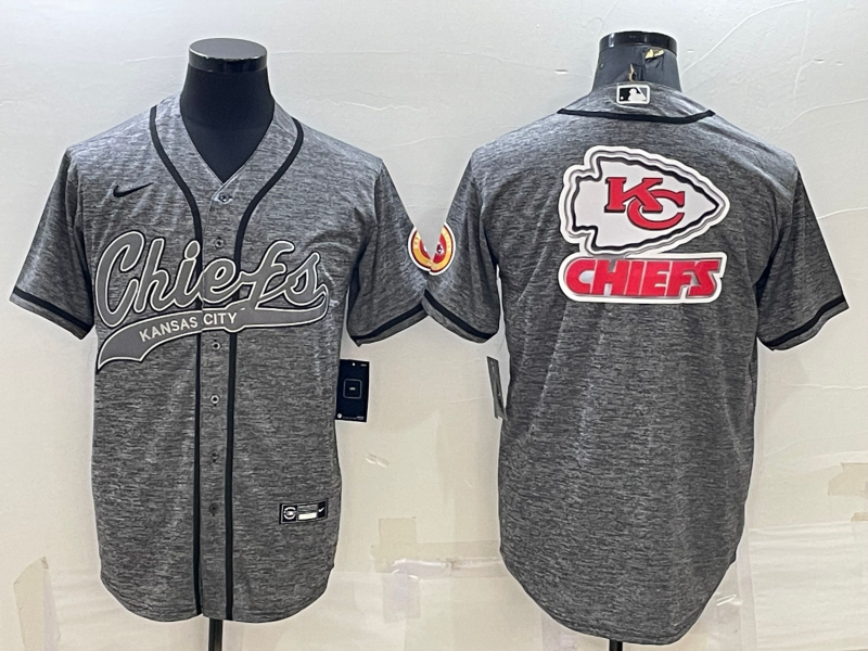 Men's Kansas City Chiefs Grey Jersey